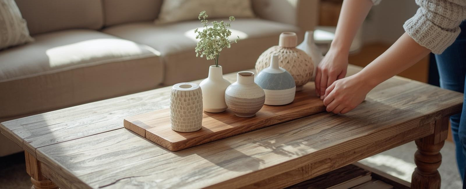 Comment décorer une table basse en bois avec style ?