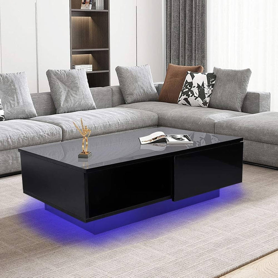 Tables basses noires