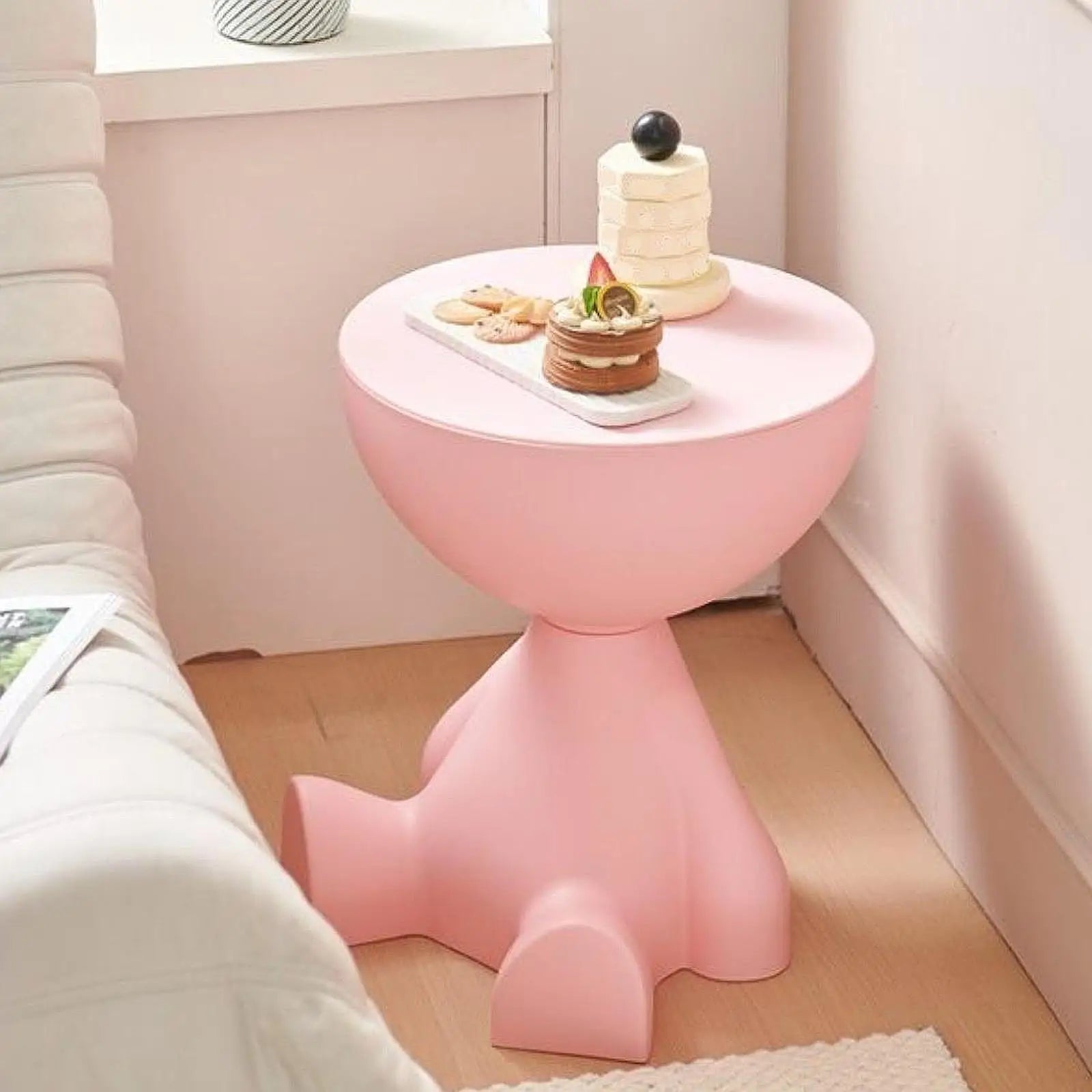 Table basse d’appoint design avec rangement caché