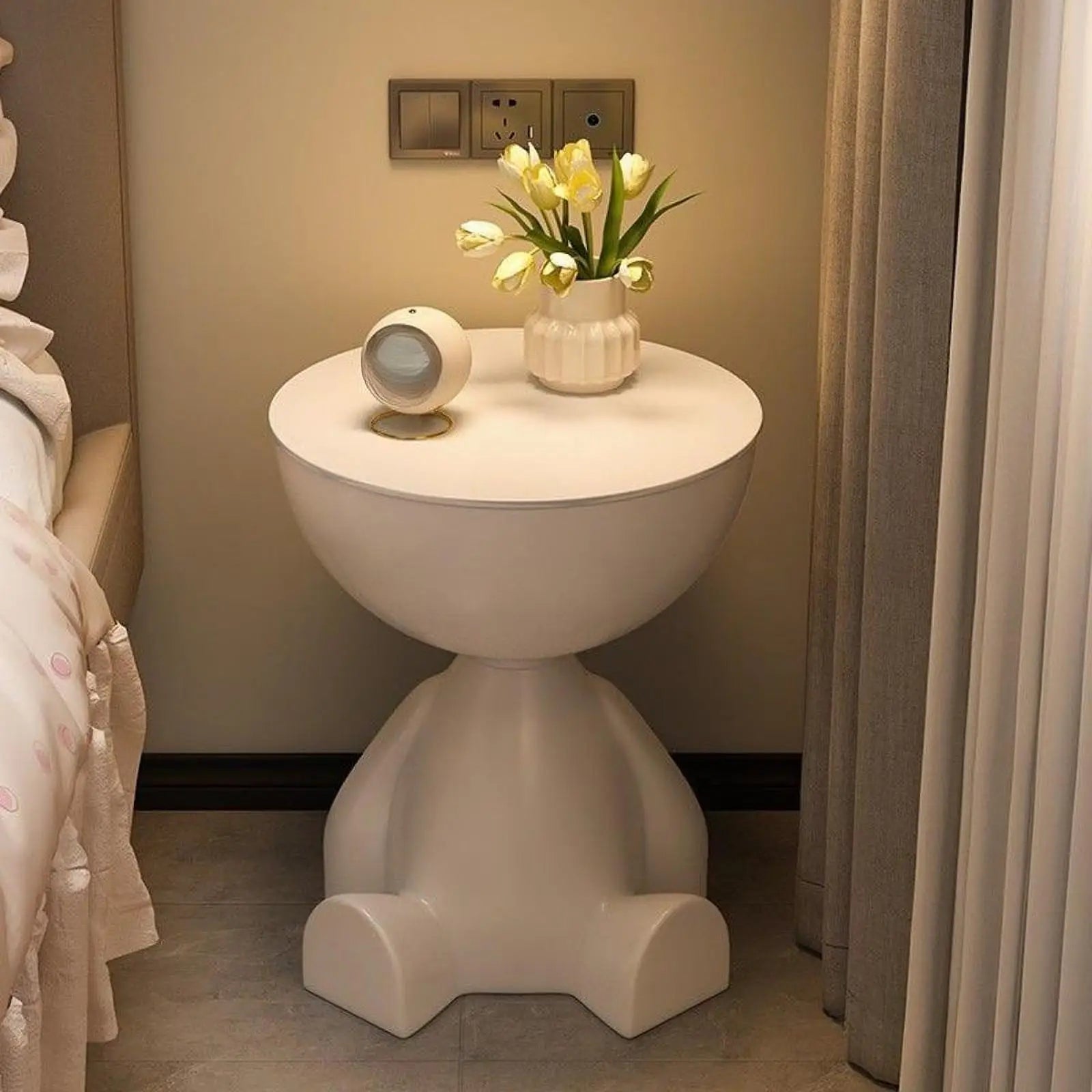 Table basse d’appoint design avec rangement caché