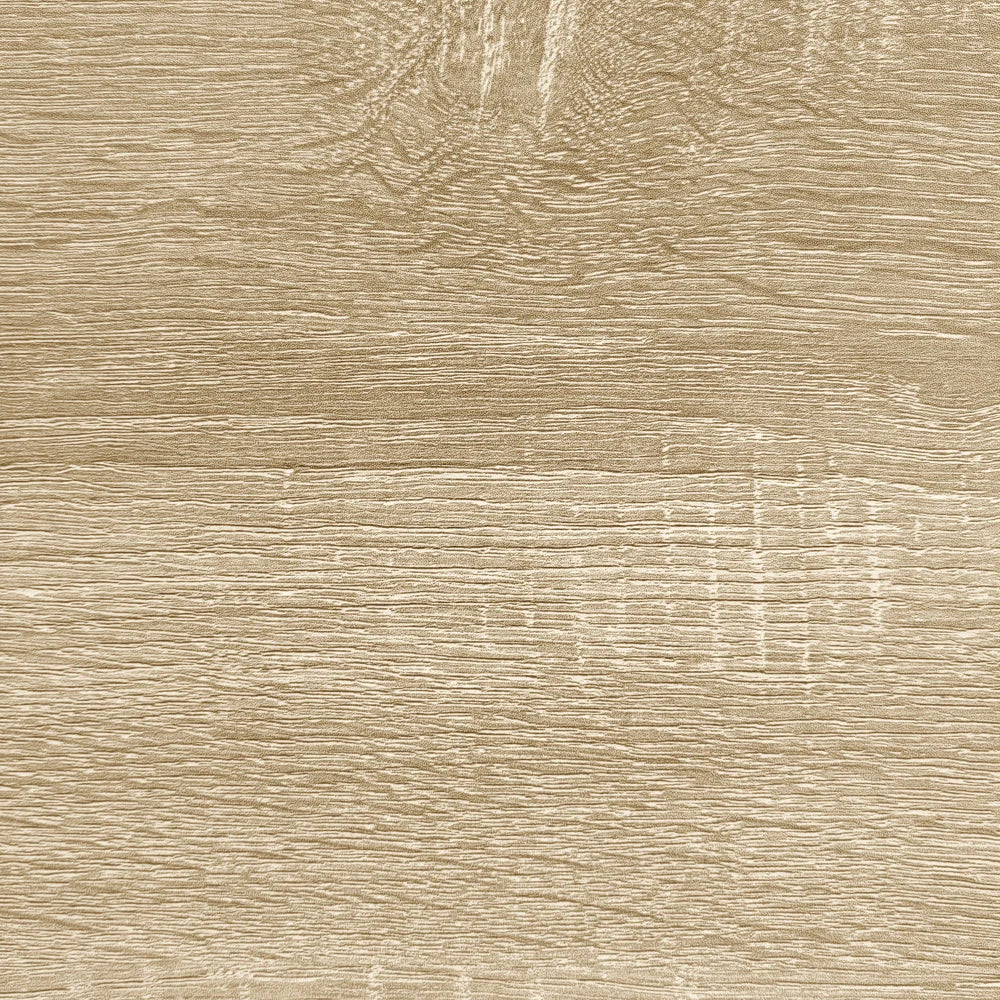 Table basse blanche et bois 105 cm, tiroir et niches