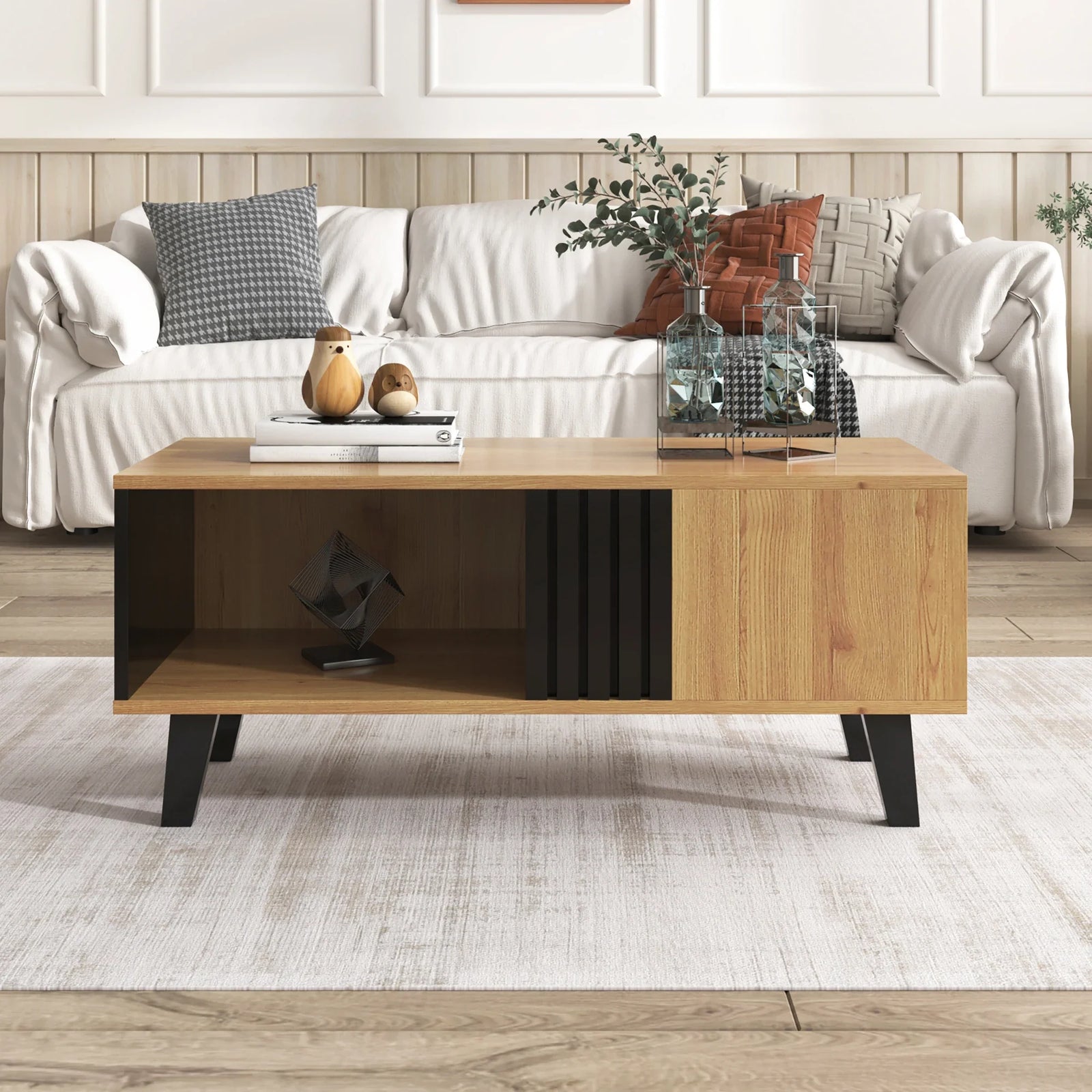 Table basse rectangulaire design moderne