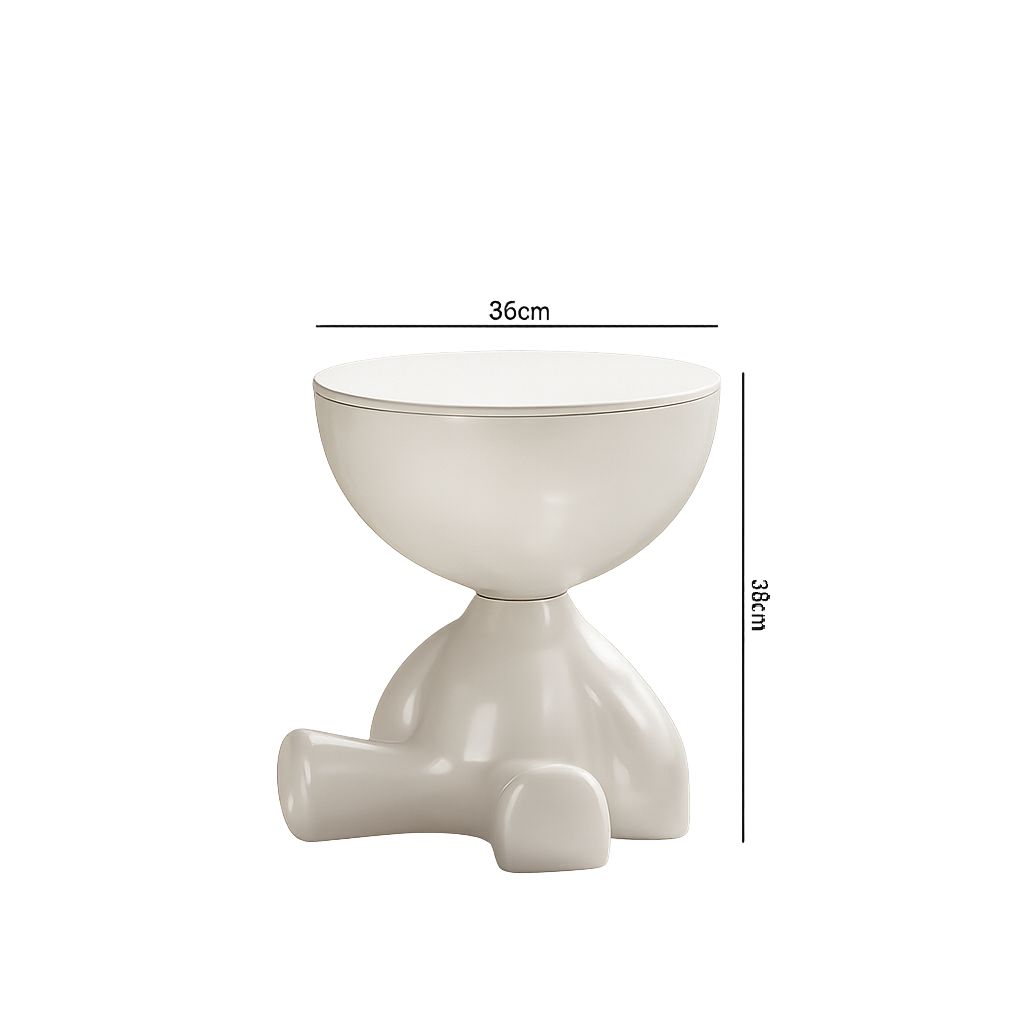 Table basse d’appoint design avec rangement caché