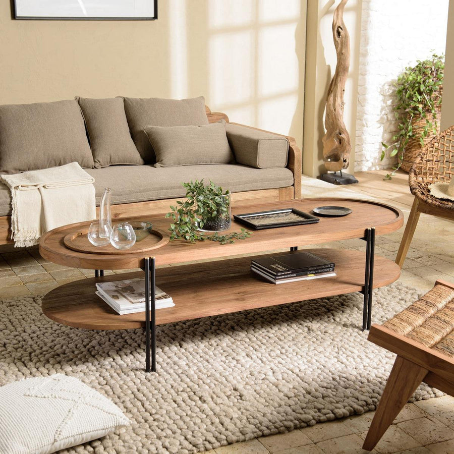 Tables basses ovales