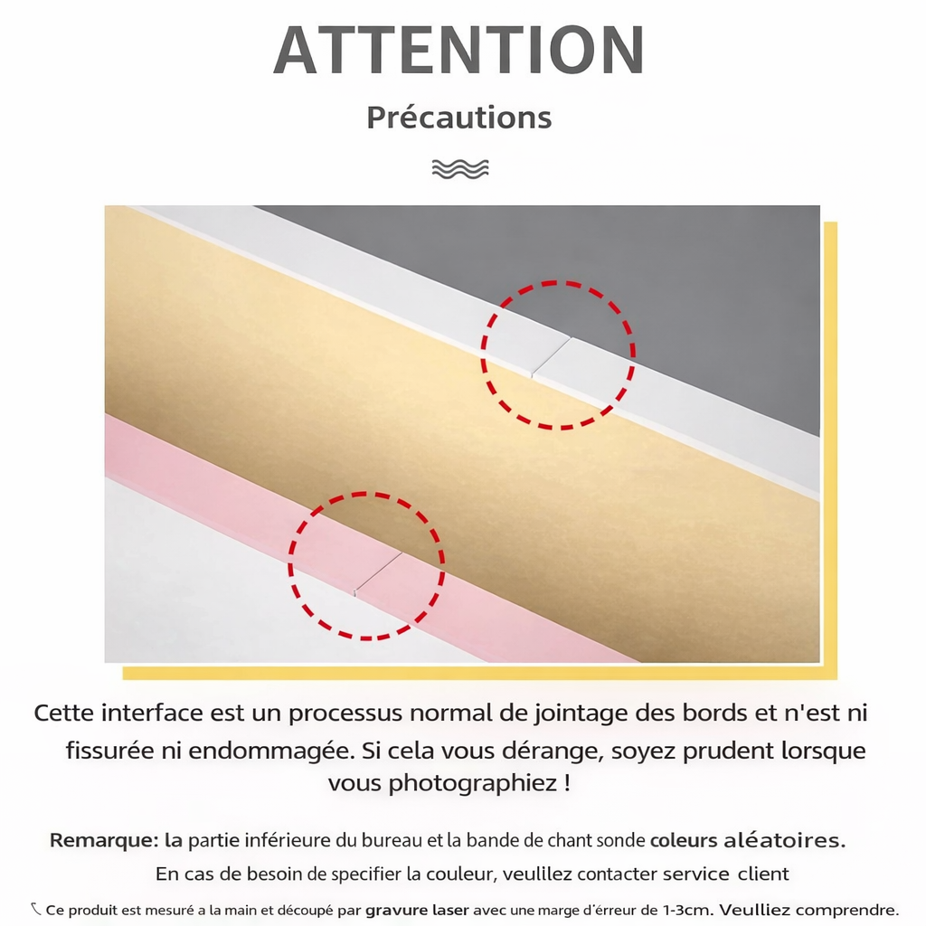 Table basse pliante rectangulaire en bois, 3 tailles